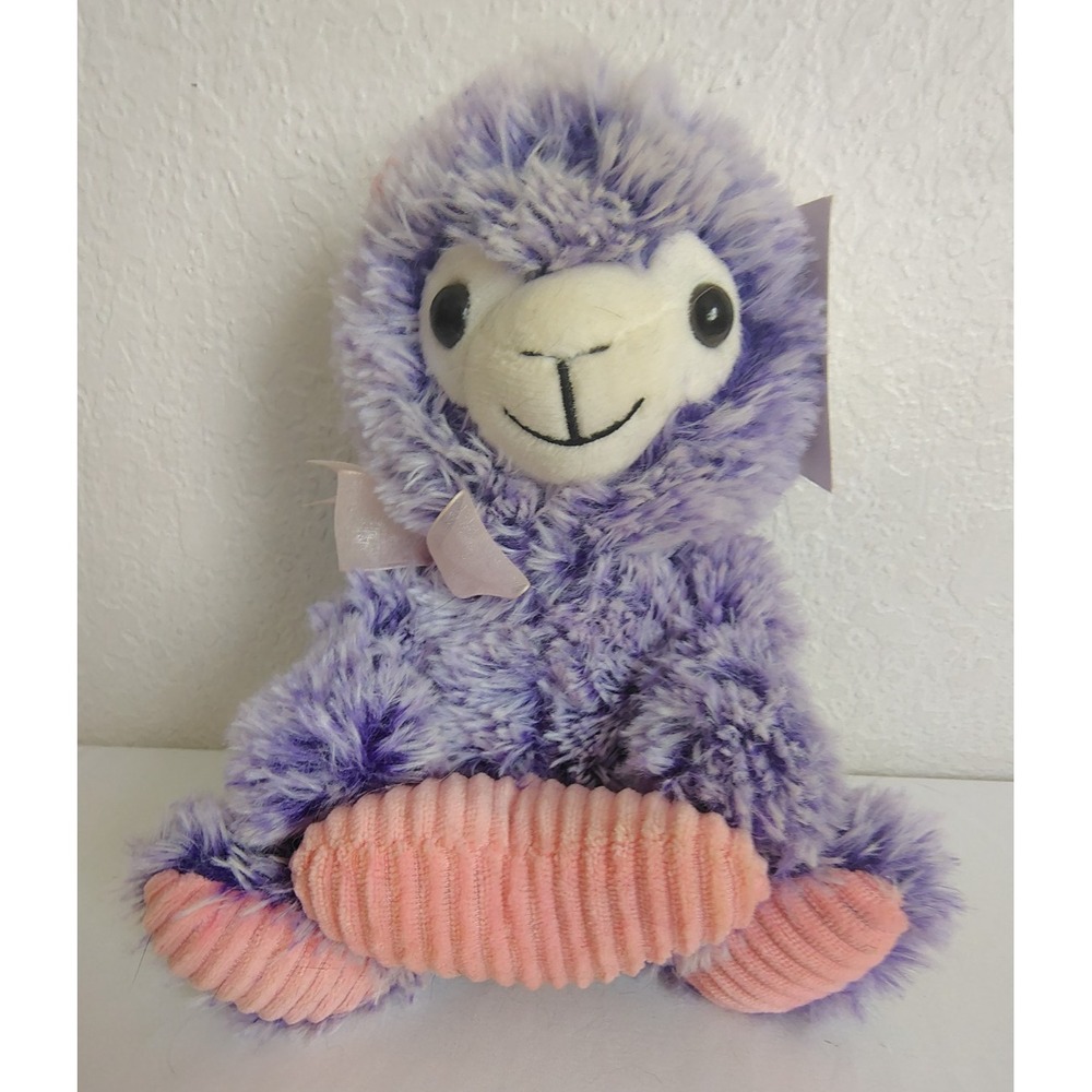 Dan Dee Valentine's Day Purple Llama Alpaca Plush Stuffed Animal - 9" - NWT  NEW